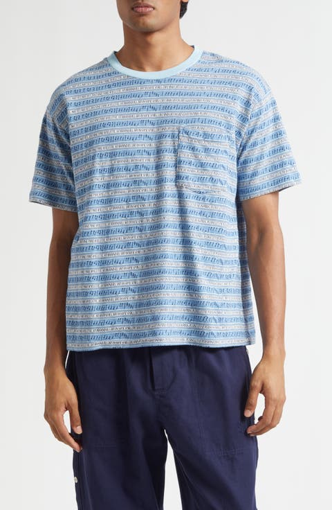 Lyric Stripe Pocket T-Shirt