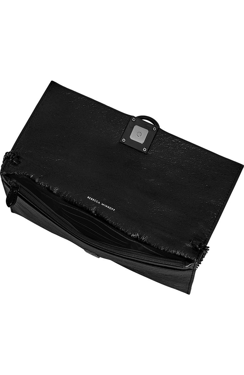 Rebecca Minkoff All Night Long Leather Clutch, Alternate, color,