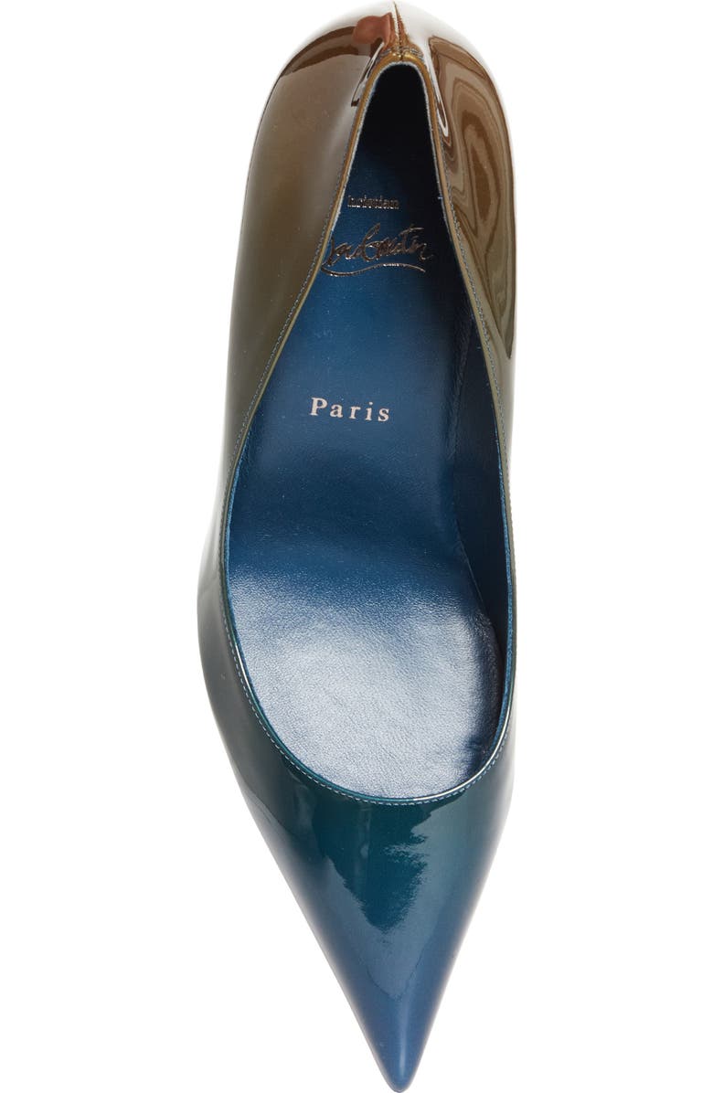 Christian Louboutin Miss Z Pointed Toe Pump, Alternate, color, Last Night/ Bronzo