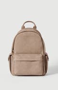 Brunello Cucinelli Textured nubuck travel backpack