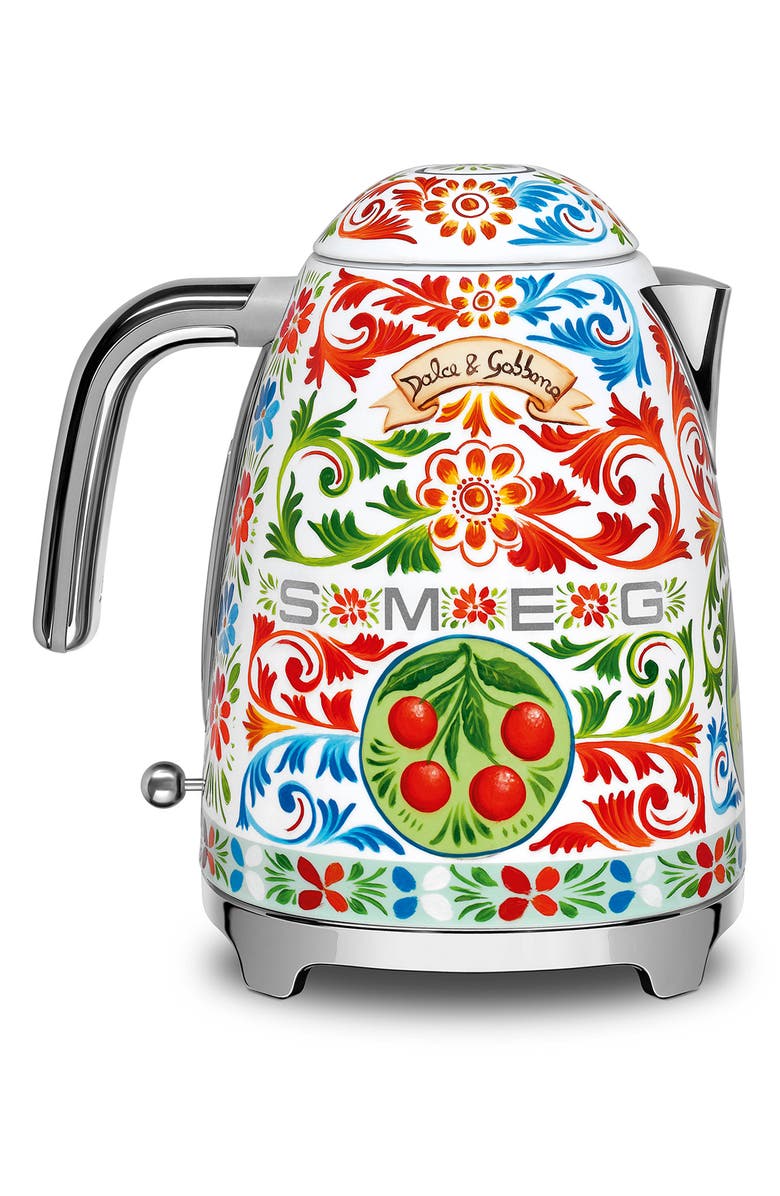 smeg x Dolce&Gabbana Sicily Is My Love Electric Kettle, Main, color,