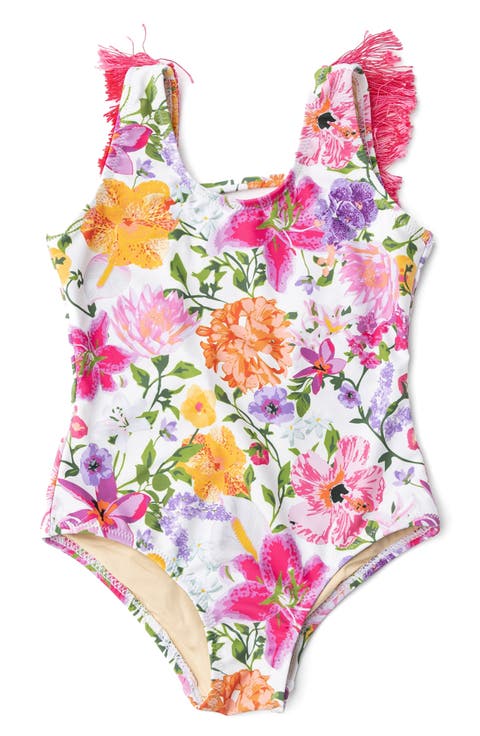Kids' Summer Garden Fringe One-Piece UPF 50+ Swimsuit (Toddler & Little Kid)