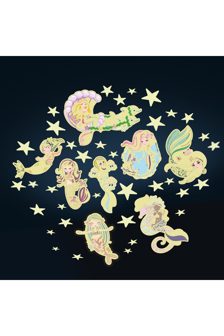 Glowstars & Mermaids Self Adhesive Pads, Alternate, color, Multicolored