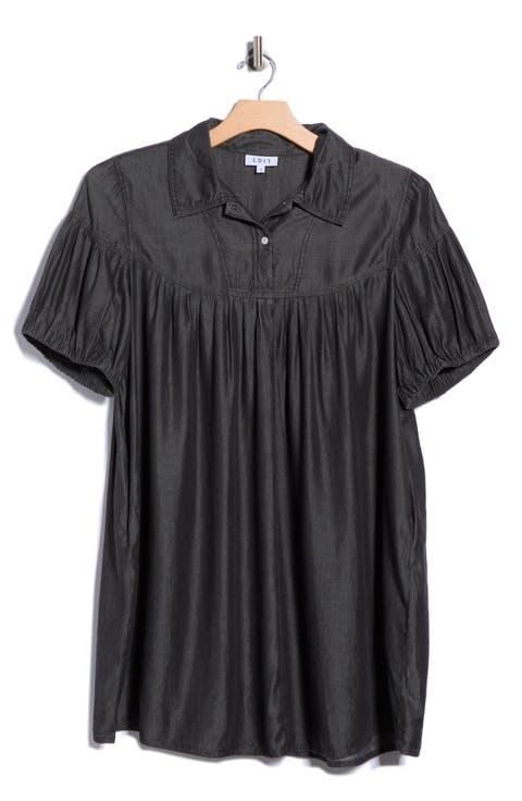 Tencel Trapeze Dress