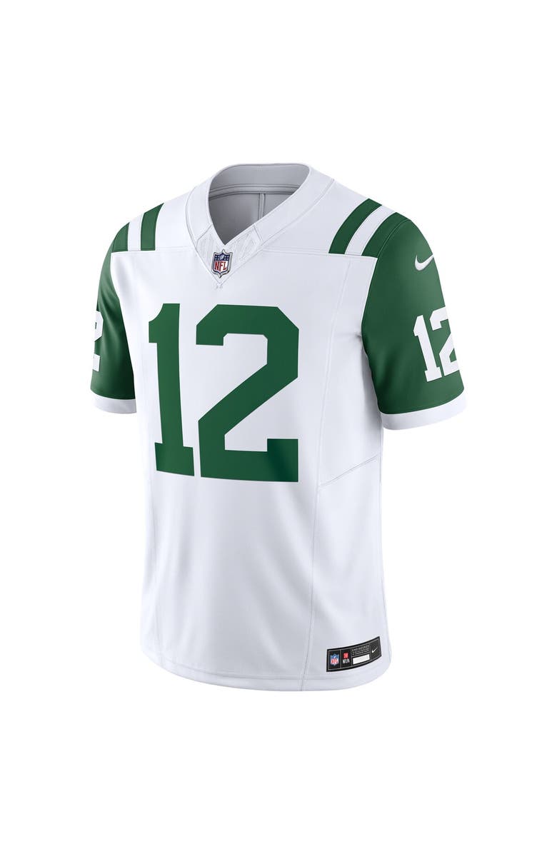 Nike Men's Nike Joe Namath White New York Jets Classic Alternate Vapor F.U.S.E. Retired Player Limited Jersey, Alternate, color, White