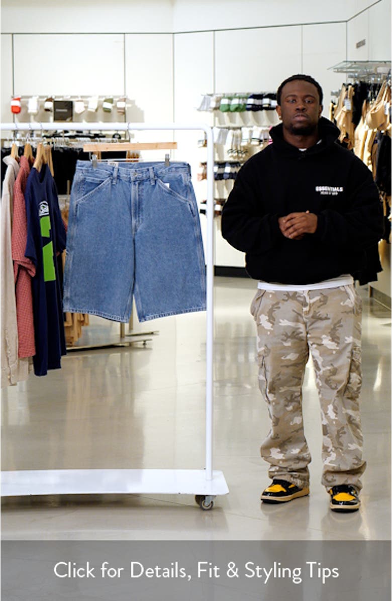 568<sup>™</sup> Loose Denim Carpenter Shorts, sales video thumbnail