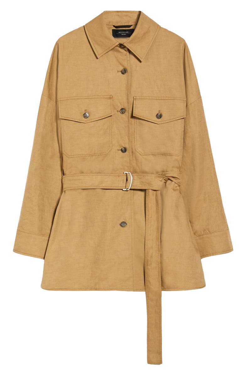 Weekend Max Mara Vicario Tie Waist Coat, Alternate, color,