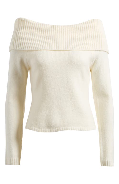 Wayf Georgie Off The Shoulder Sweater
