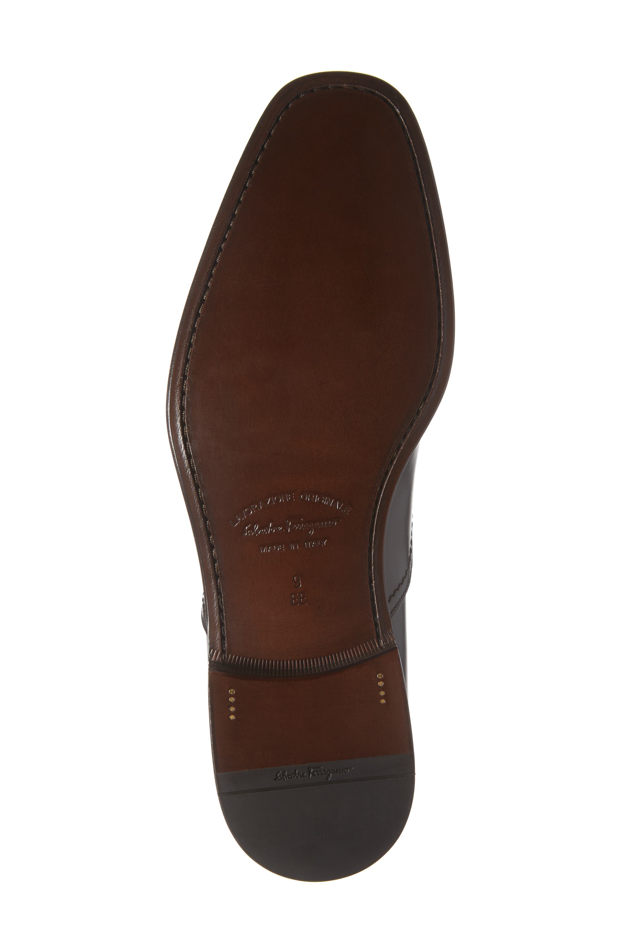 Salvatore Ferragamo Cap Toe Oxford, Alternate, color, HICKORY