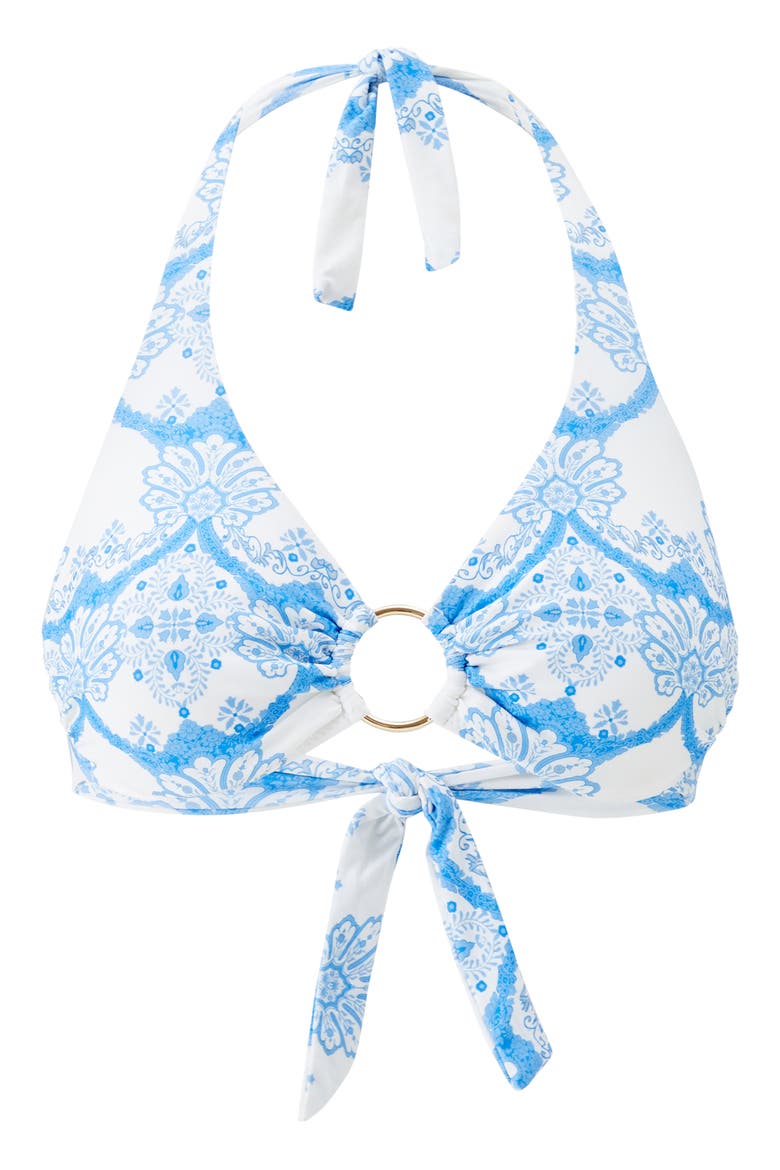 Brussels Halter Swim Top, Alternate, color, FLORIAN
