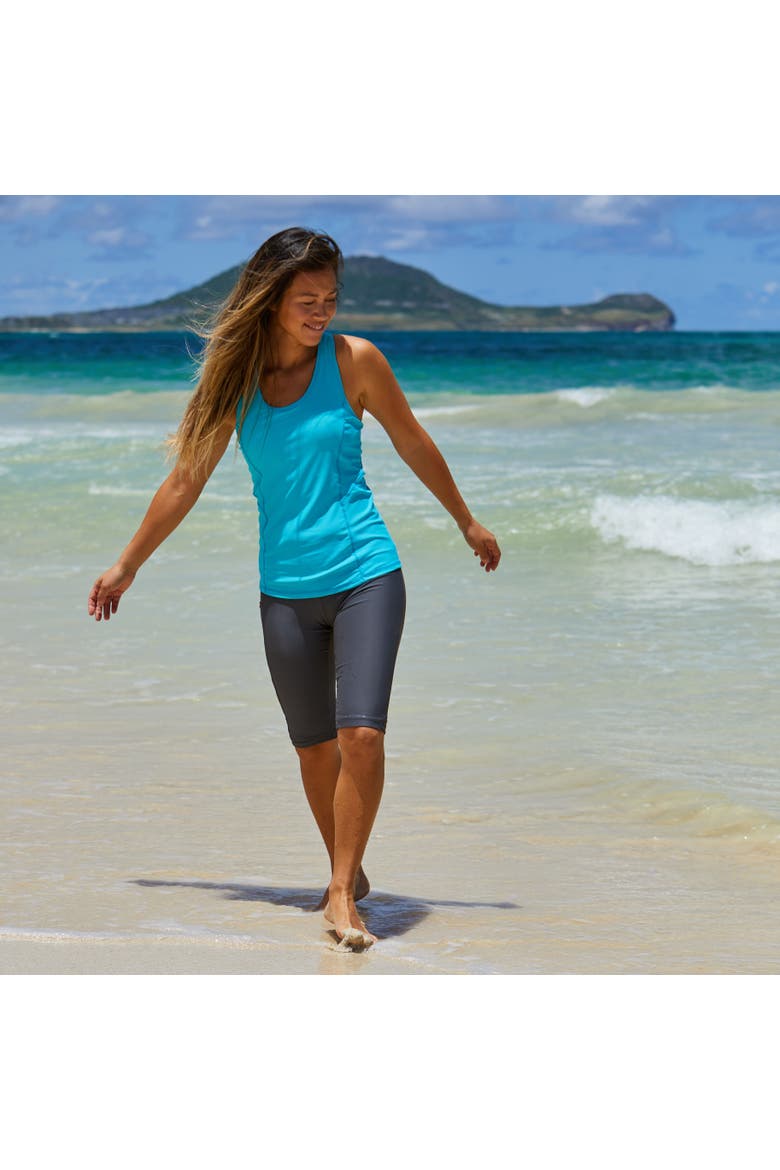 Racerback Swim Tank, Alternate, color, Wild Rose