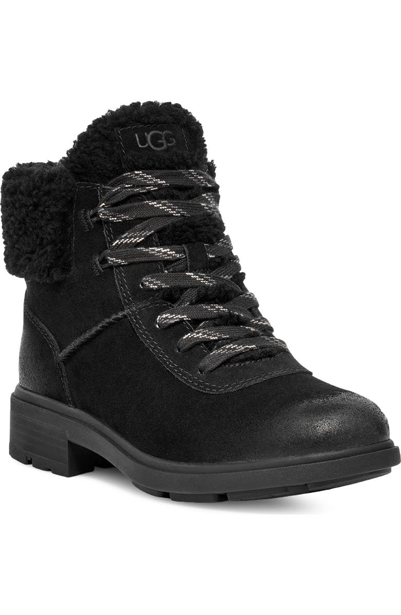 UGG<sup>®</sup> Harrison Cozy Lace-Up Waterproof Boot, Main, color,