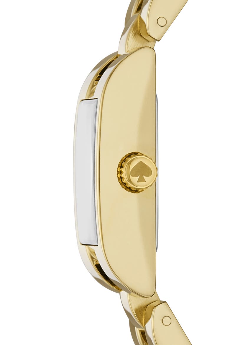 brookville bracelet watch, 22mm x 16mm, Alternate, color, GOLD