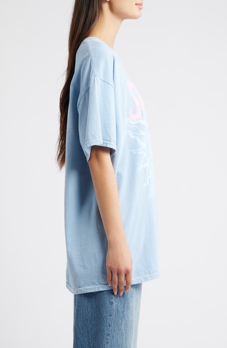 Merch Traffic Sublime Classic Logo Cotton Graphic T-Shirt, Alternate, color, Blue