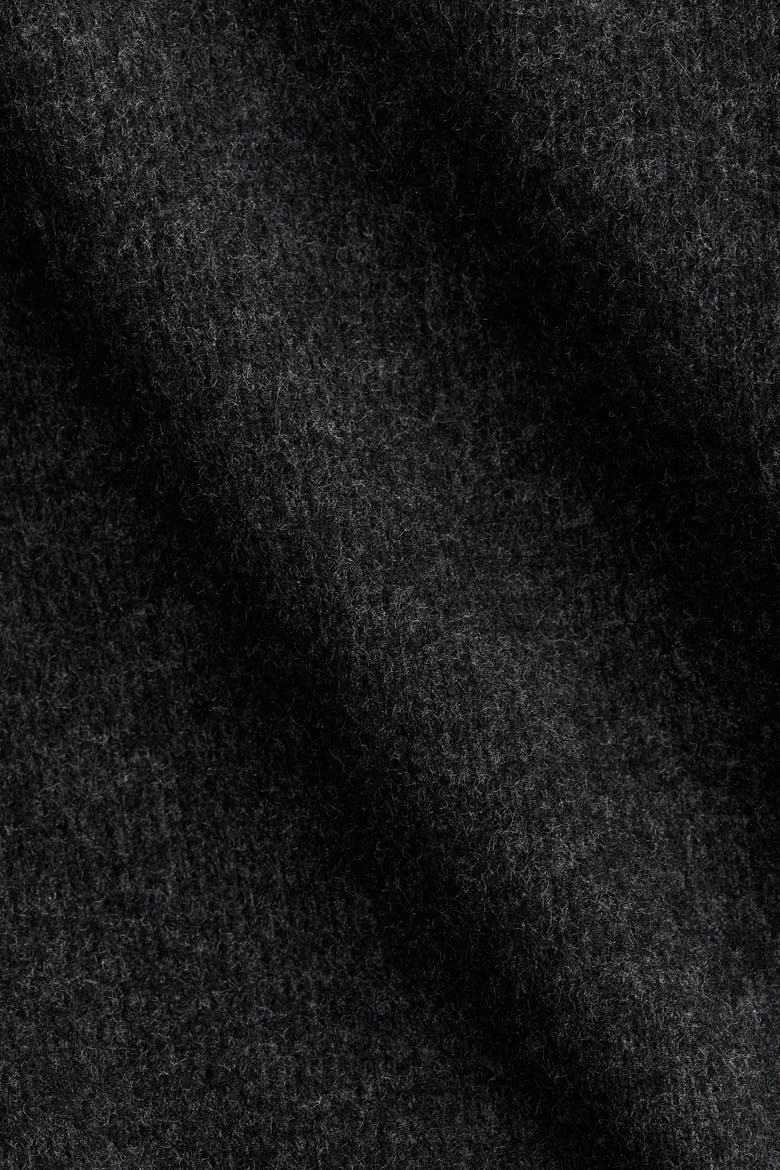 Knitted Mini Dress, Alternate, color, Dark gray melange