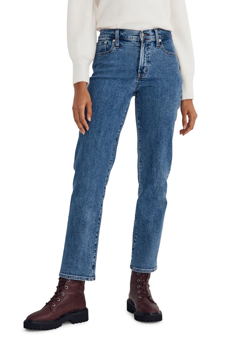 The Perfect Vintage Mid Rise Tapered Jeans, Main, color, KNOWLAND WASH