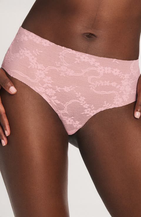No-Show Lace Hipster Briefs (Regular & Plus)