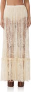 AFRM Allegra Sheer Lace Maxi Skirt