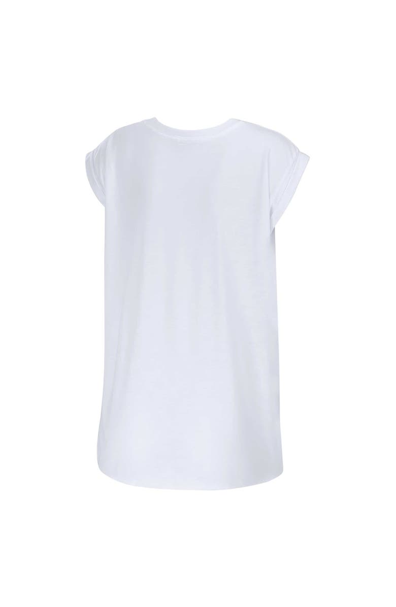 WEAR by Erin Andrews Women's WEAR by Erin Andrews White Buffalo Bills Checker Muscle Tank Top, Alternate, color, 