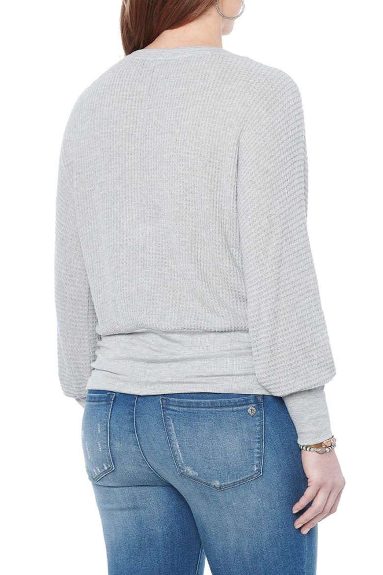 Thermal Knit Top (Nordstrom Exclusive), Alternate, color, HCR-HEATHER CREAM