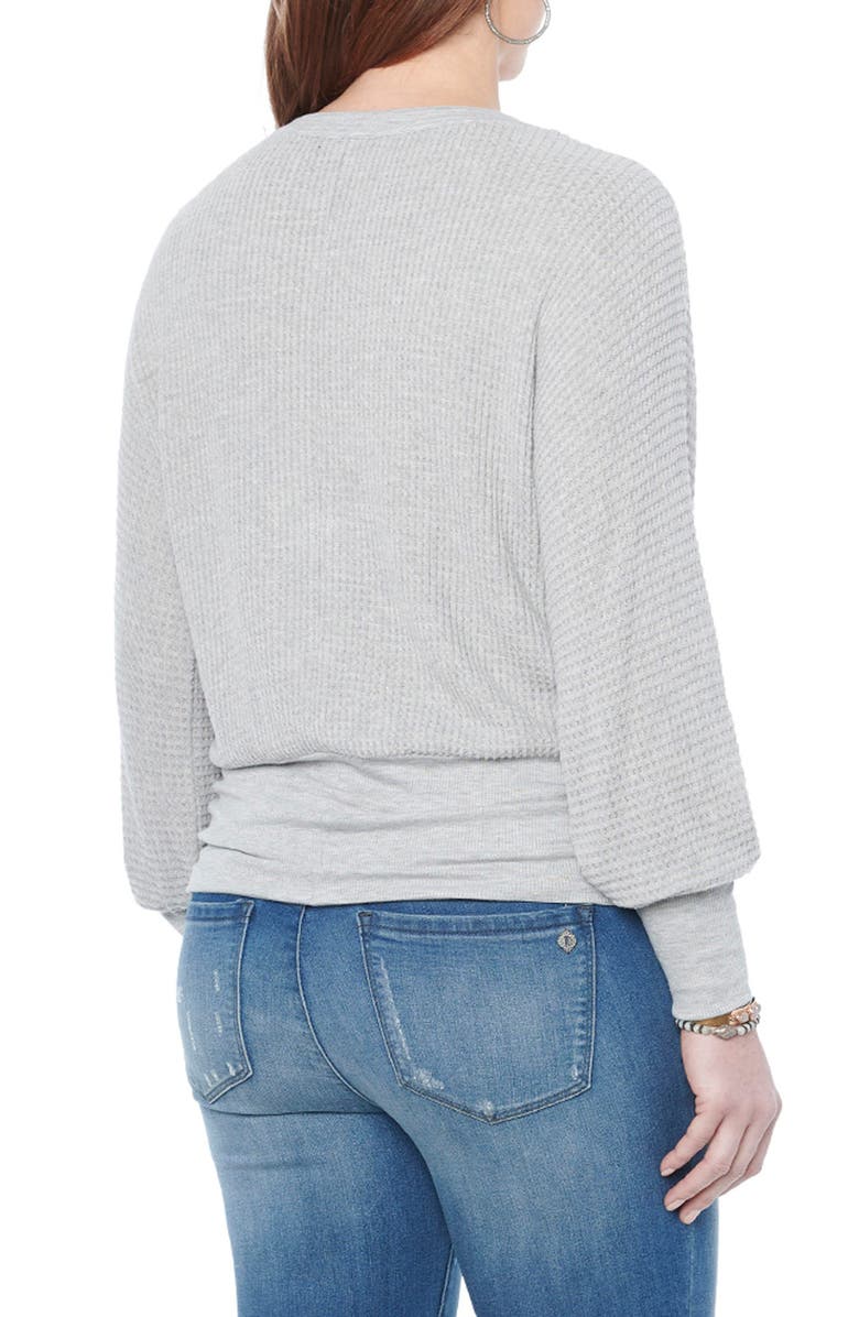 Wit & Wisdom Thermal Knit Top, Alternate, color, Hcr-Heather Cream