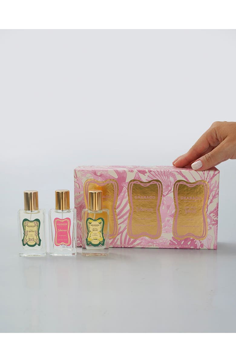 GRANADO Perfumery Trio | Tuberosa, Limão Taiti & Néroli, Baunilha & Açafrão, Alternate, color, Clear