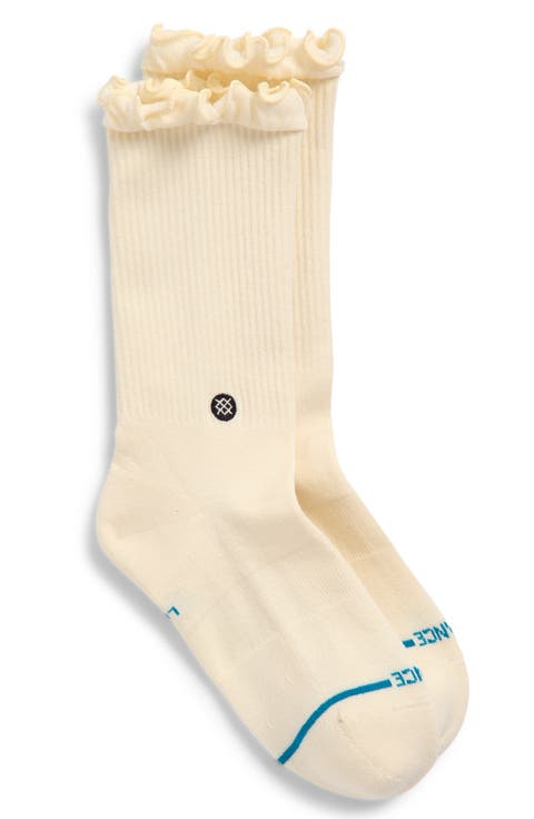 Kids' Ruffle Icon Combed Cotton Blend Crew Socks (Big Kid)