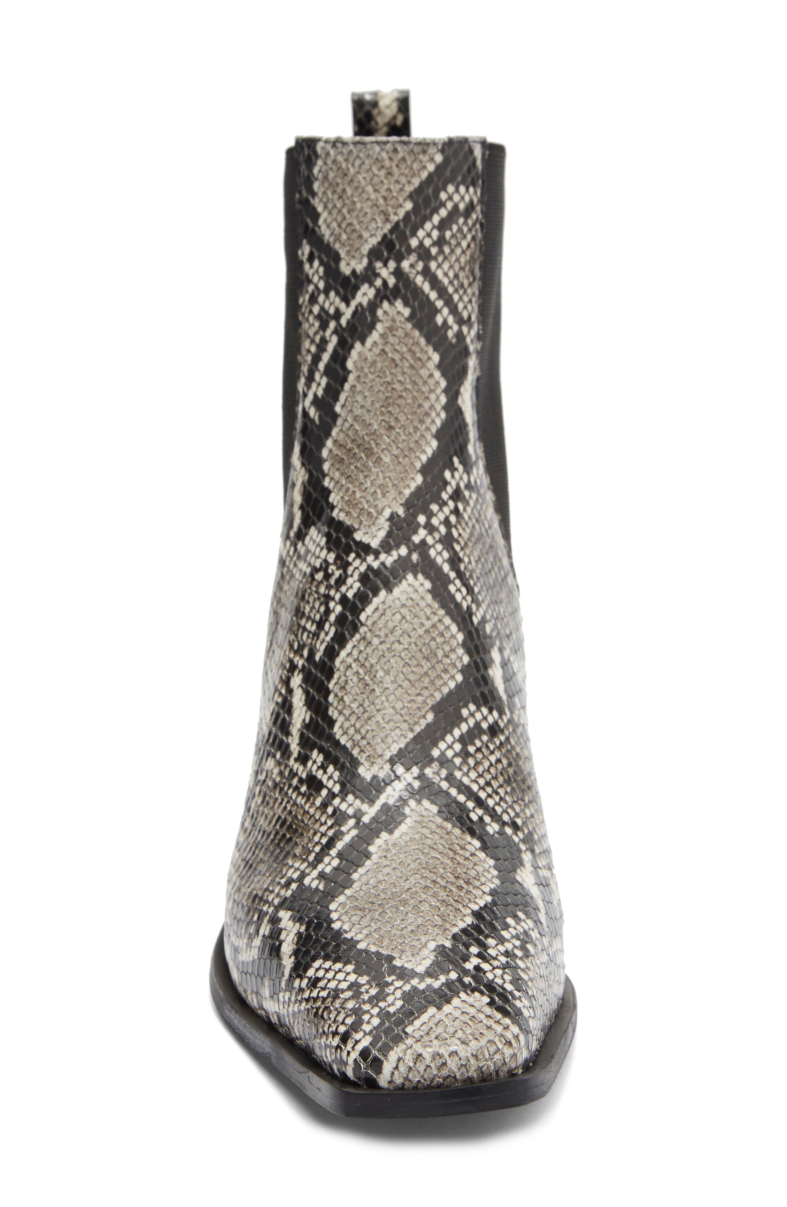Western Roberta Ankle Bootie, Alternate, color, ROCCIA SNAKE