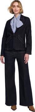 ELLE Collection Denim Blazer Jacket
