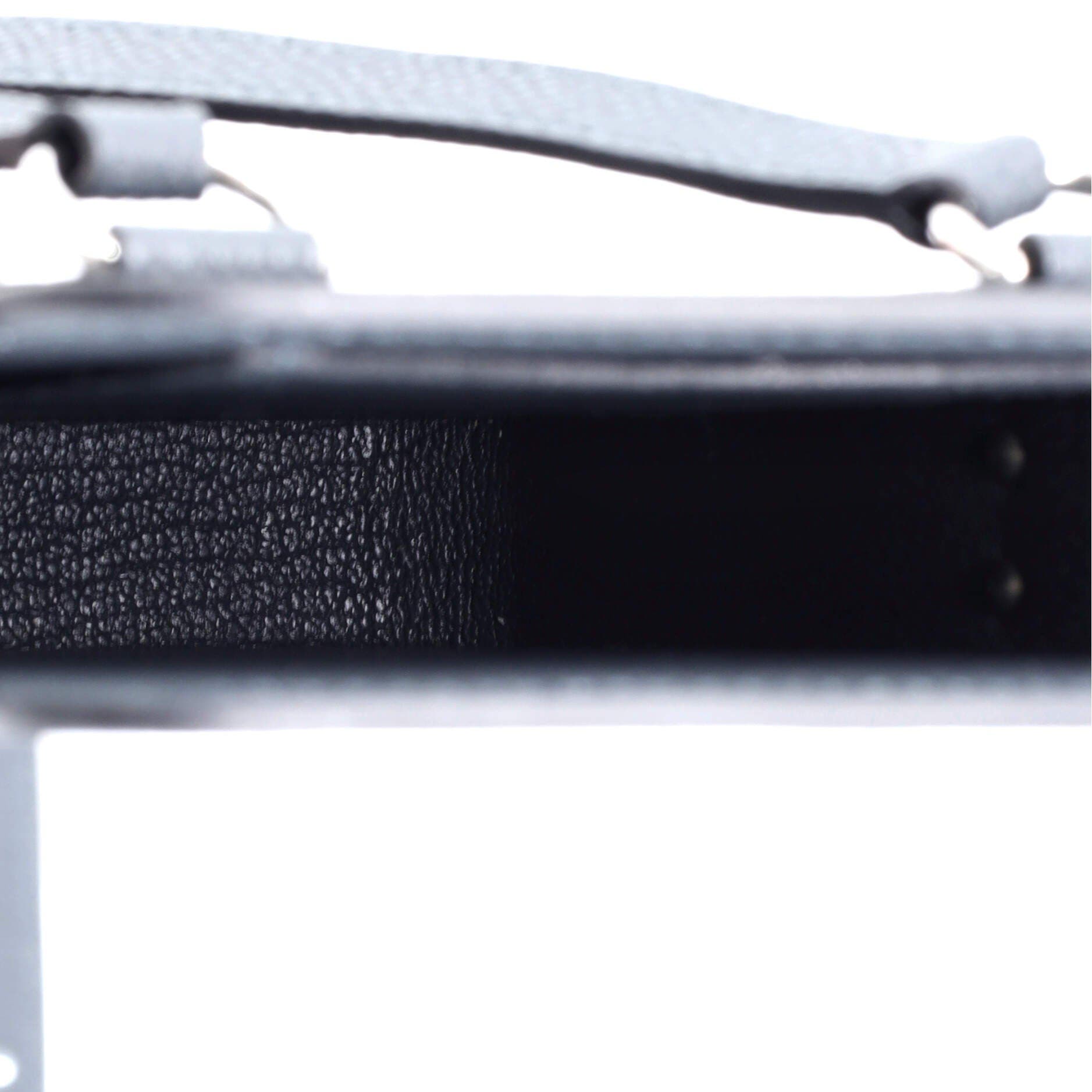 Pre-Owned Hermes Hac a Box Phone Case Epsom, Alternate, color, Gris Misty