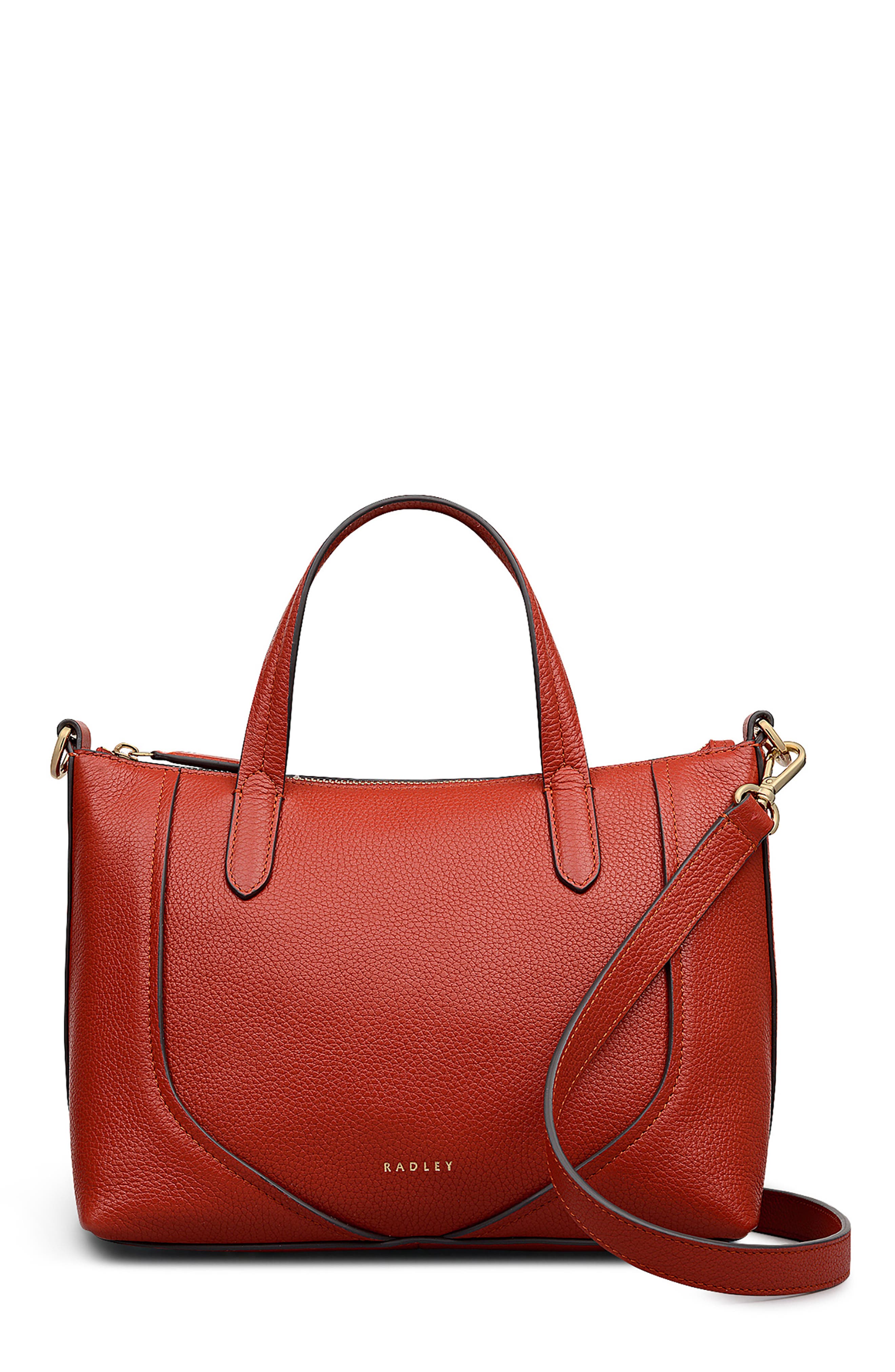 Radley Small Wood Pebbled Leather Satchel