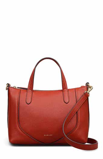 Radley Small Wood Pebbled Leather Satchel