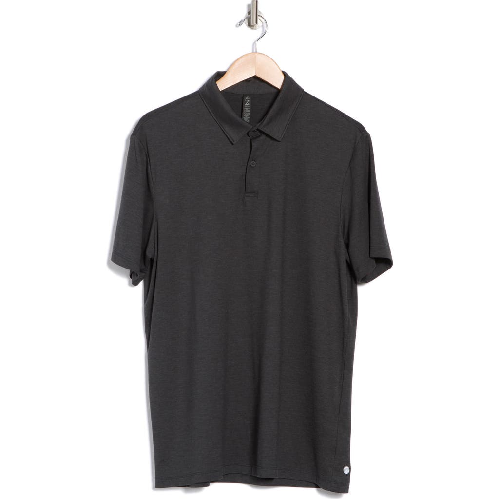 Z By Zella Energy Trainer Polo In Black Caviar