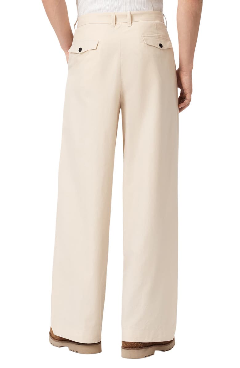 AllSaints Conway Cotton Pants, Alternate, color, Sandshell Taupe