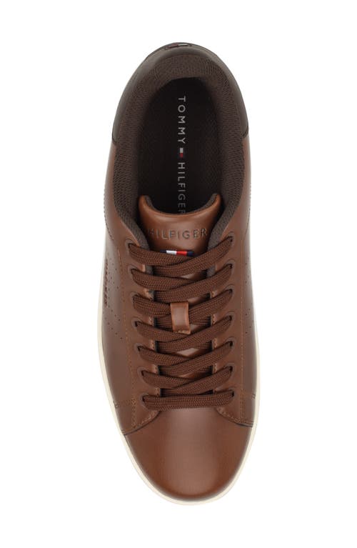 Tommy Hilfiger Liston Sneaker In Cognac/dark Brown