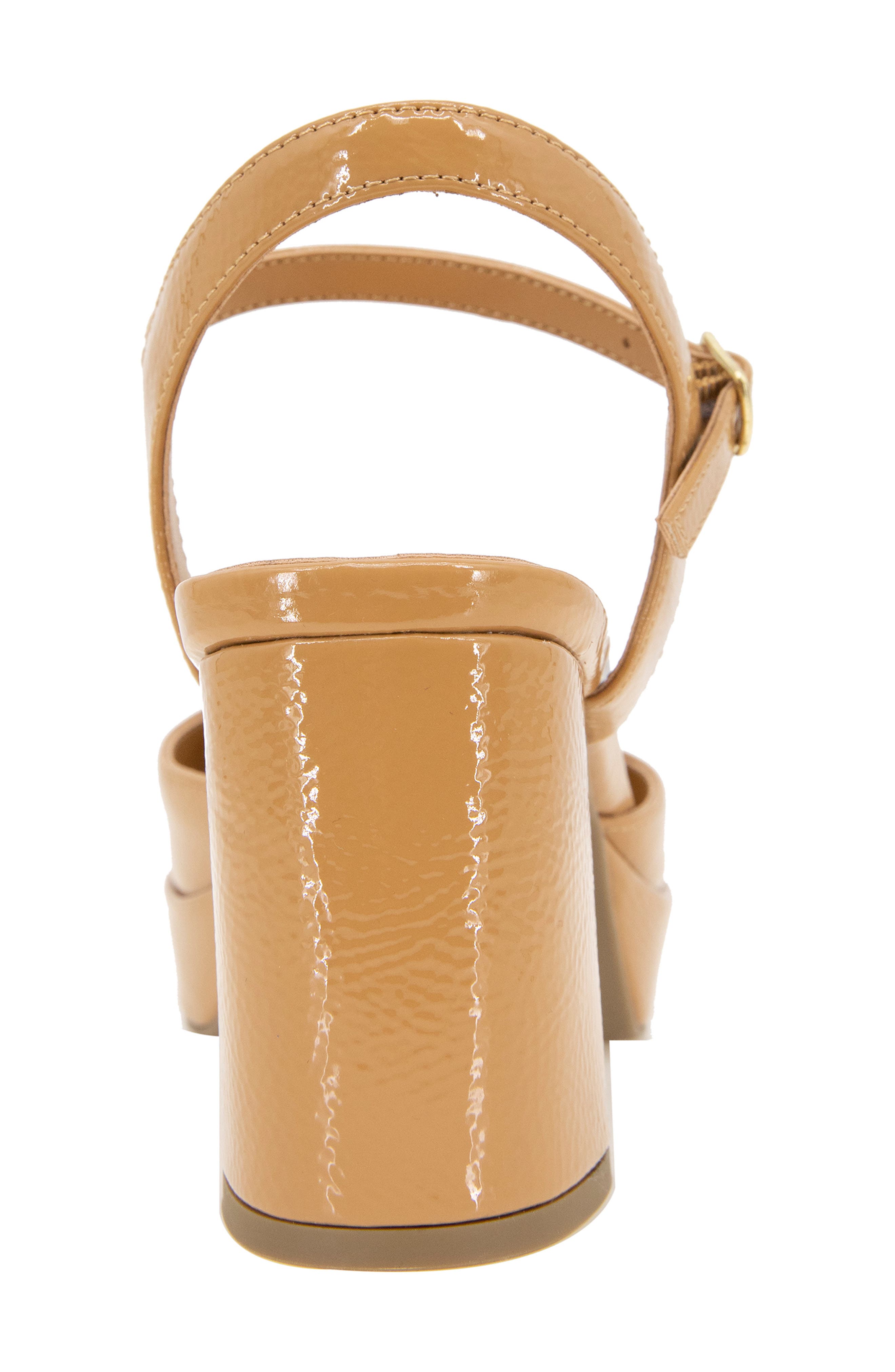 Indya Platform Mary Jane Pump, Alternate, color, CAMEL PATENT