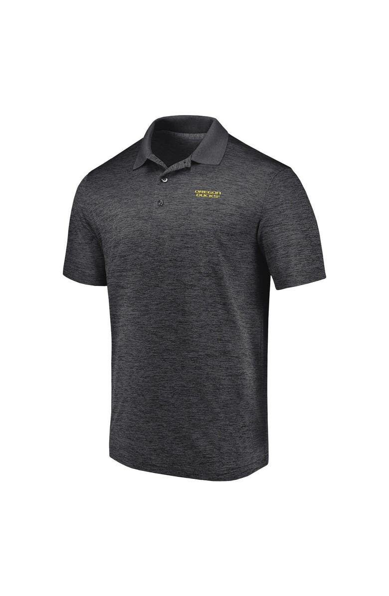 FANATICS Men's Fanatics Branded Heather Charcoal Oregon Ducks Primary Logo Polo, Alternate, color, Heather Charcoal