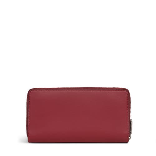 Radley Pockets Large Zip Around Wallet In Red