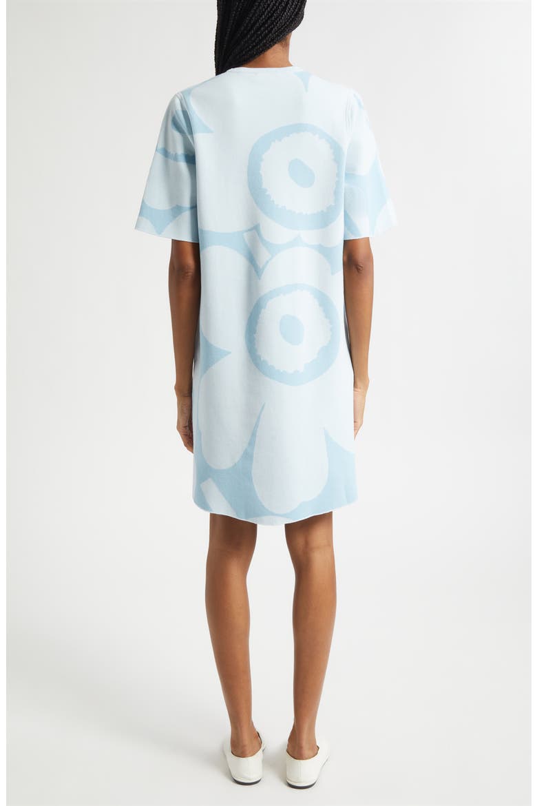 Mahdollisuus Unikko Cotton Blend Knit Dress, Alternate, color, LIGHT BLUE