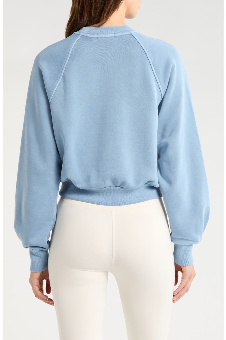 Fade Out Crop Sweatshirt, Alternate, color, WASHED AFTER DARK NAVY