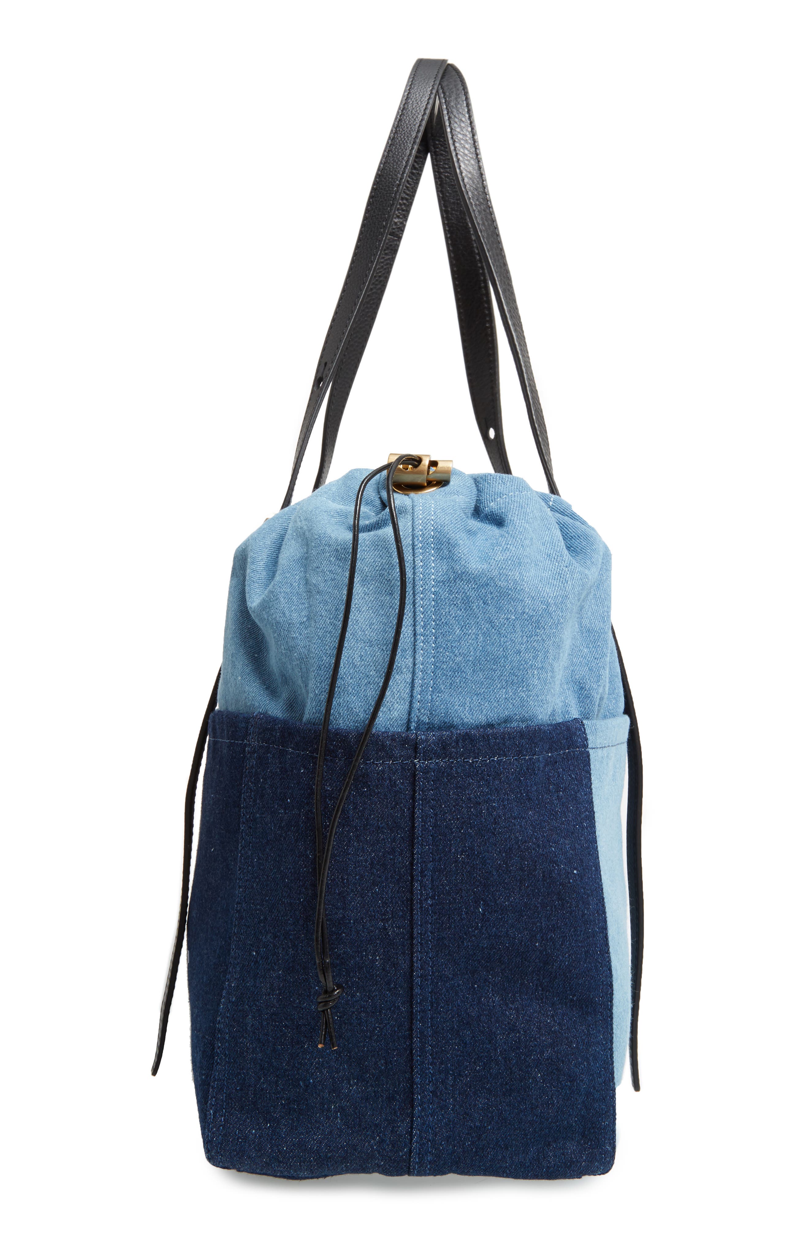Chloé Denim Diaper Bag, Alternate, color, 