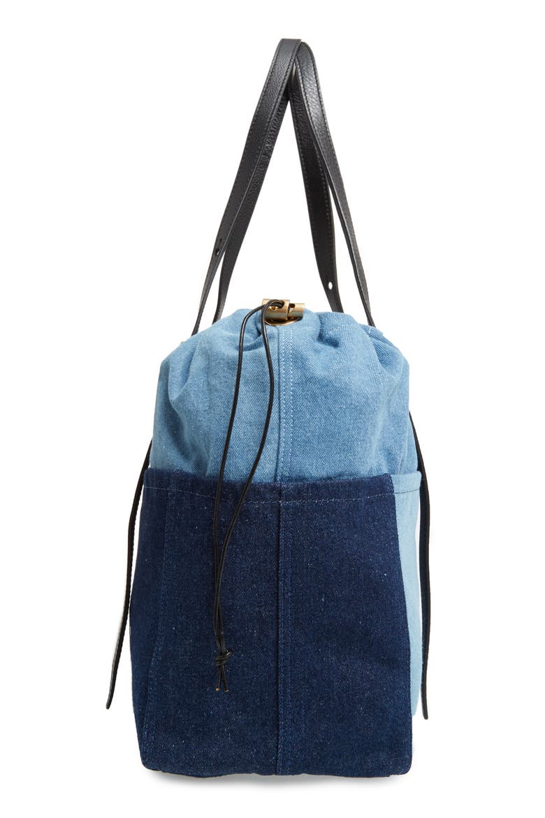 Denim Diaper Bag, Alternate, color, DENIM BLUE