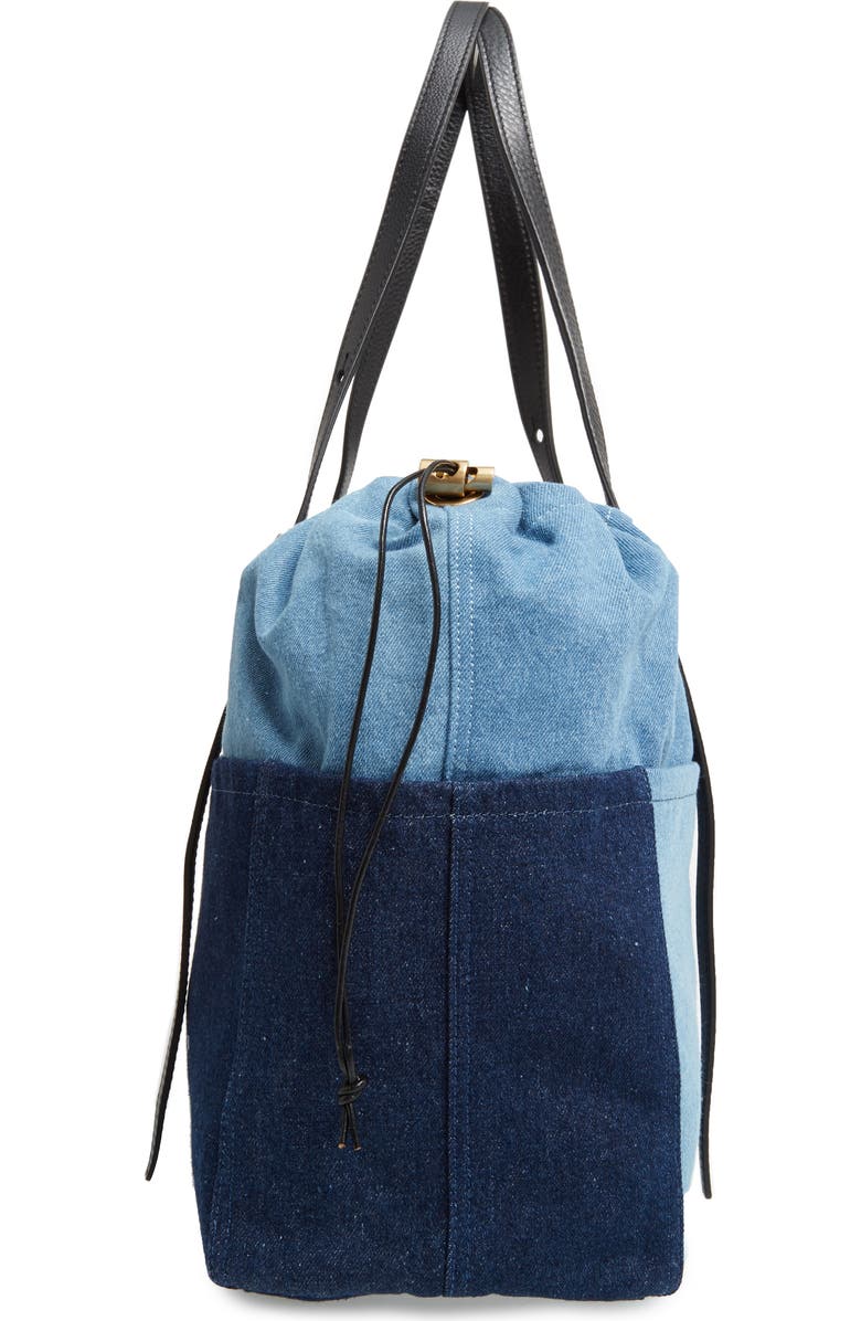 Chloé Denim Diaper Bag, Alternate, color,