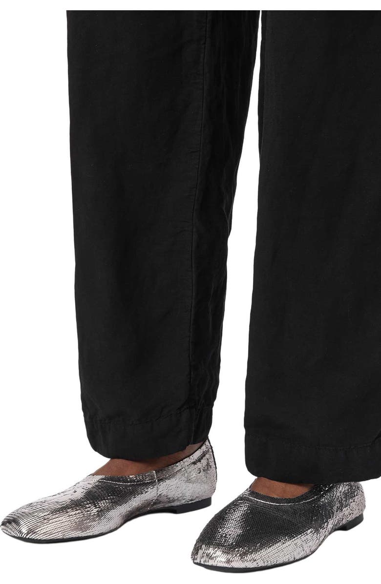 AllSaints Hailee Flat, Alternate, color, Gunmetal Grey