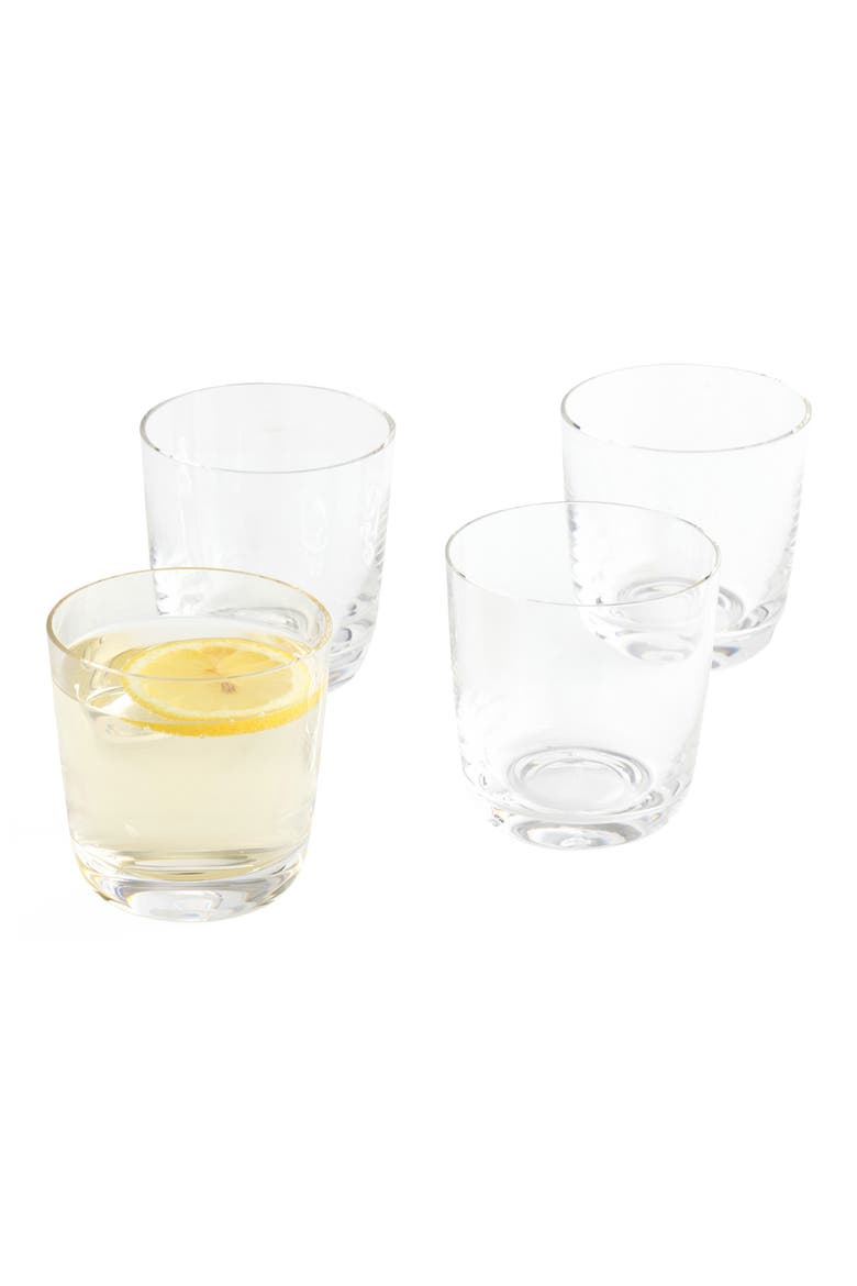 Taos Set of 4 Double Old Fashioned Glasses, Alternate, color, CLEAR
