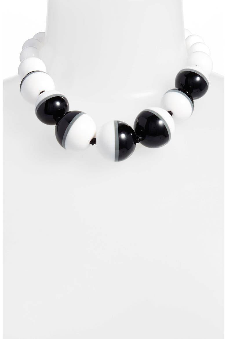 in a flash collar necklace, Alternate, color, WHITE MULTI