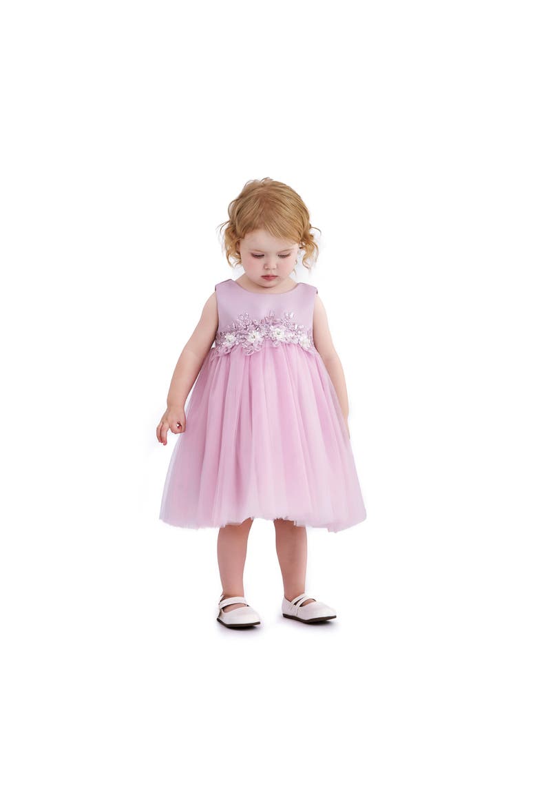 Ribbon Bloom Gown, Alternate, color, Purple