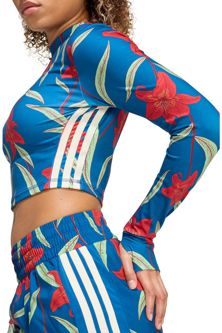 x FARM RIO Long Sleeve Training Top, Alternate, color, MARINE/ TACTILE RED/ WHITE