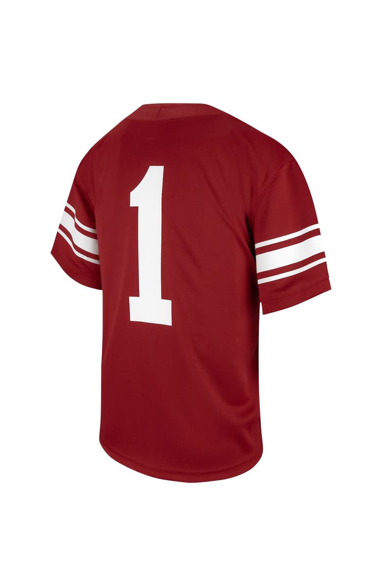 Jordan Brand Youth Jordan Brand #1 Crimson Oklahoma Sooners Untouchable Replica Game Jersey, Alternate, color, Crimson