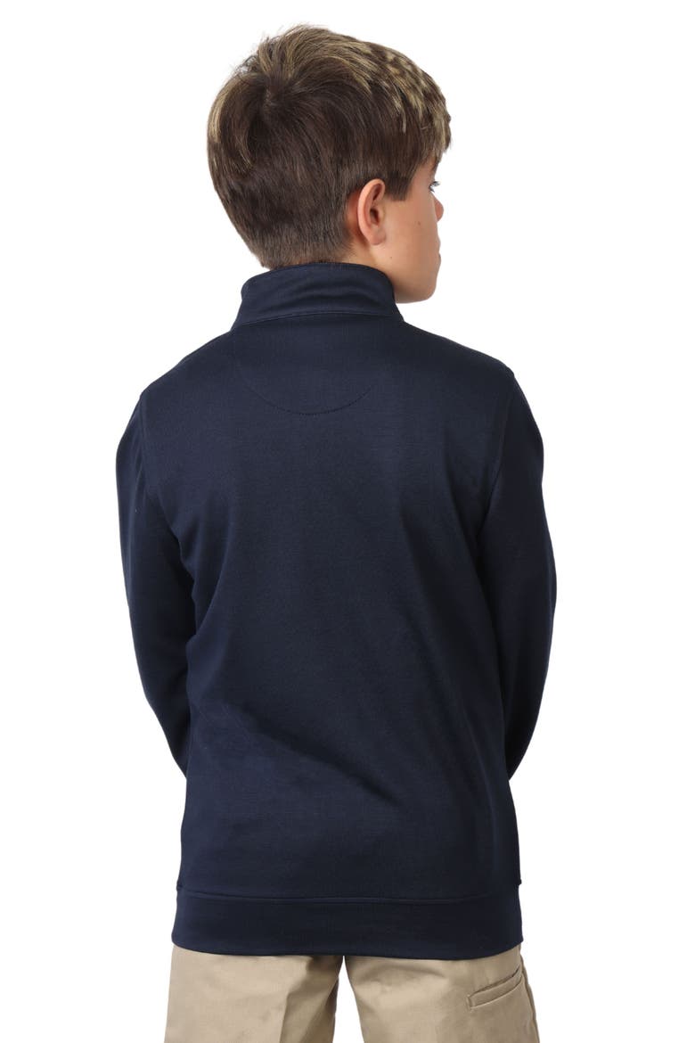 Kids' Quarter Zip Pullover, Alternate, color, NAVY